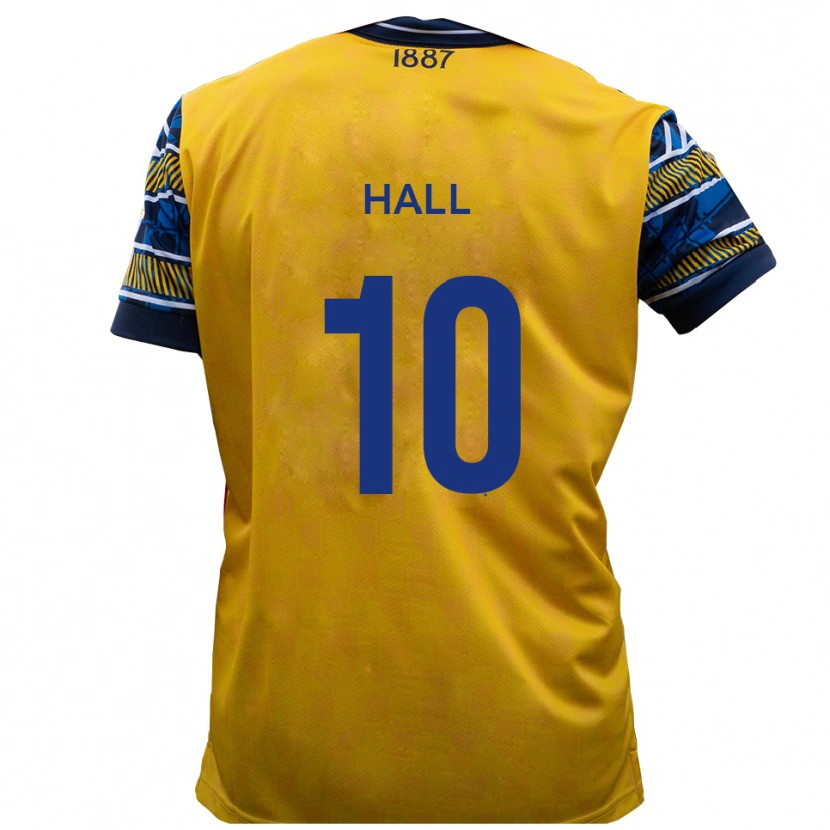Danxen Damen Luke Hall #10 Gelb Schwarz Auswärtstrikot Trikot 2025/26 T-Shirt Österreich