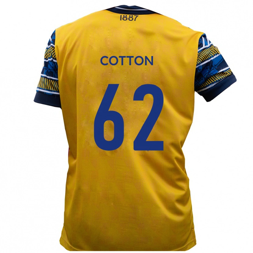 Danxen Damen Bailey Cotton #62 Gelb Schwarz Auswärtstrikot Trikot 2025/26 T-Shirt Österreich