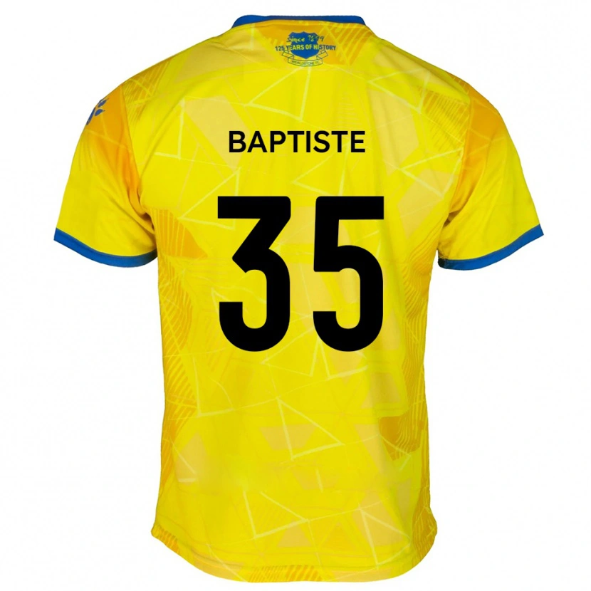 Danxen Damen Dante Baptiste #35 Gelb Blau Auswärtstrikot Trikot 2025/26 T-Shirt Österreich