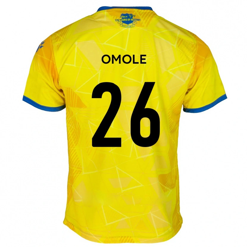 Danxen Damen Tobi Omole #26 Gelb Blau Auswärtstrikot Trikot 2025/26 T-Shirt Österreich