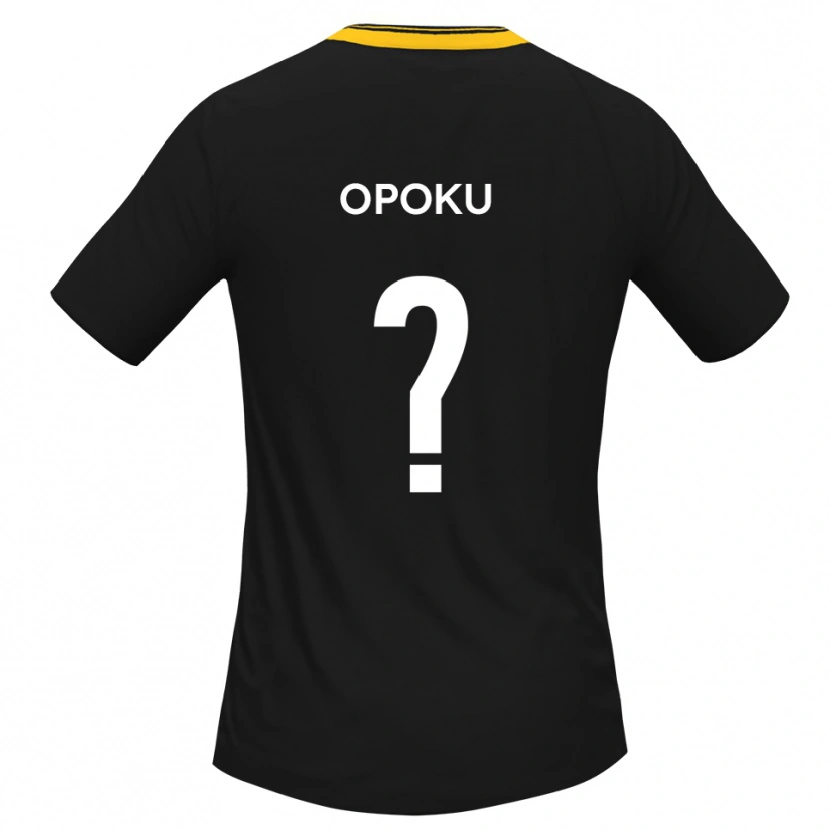 Danxen Damen Michael Opoku #0 Schwarz Gelb Auswärtstrikot Trikot 2025/26 T-Shirt Österreich