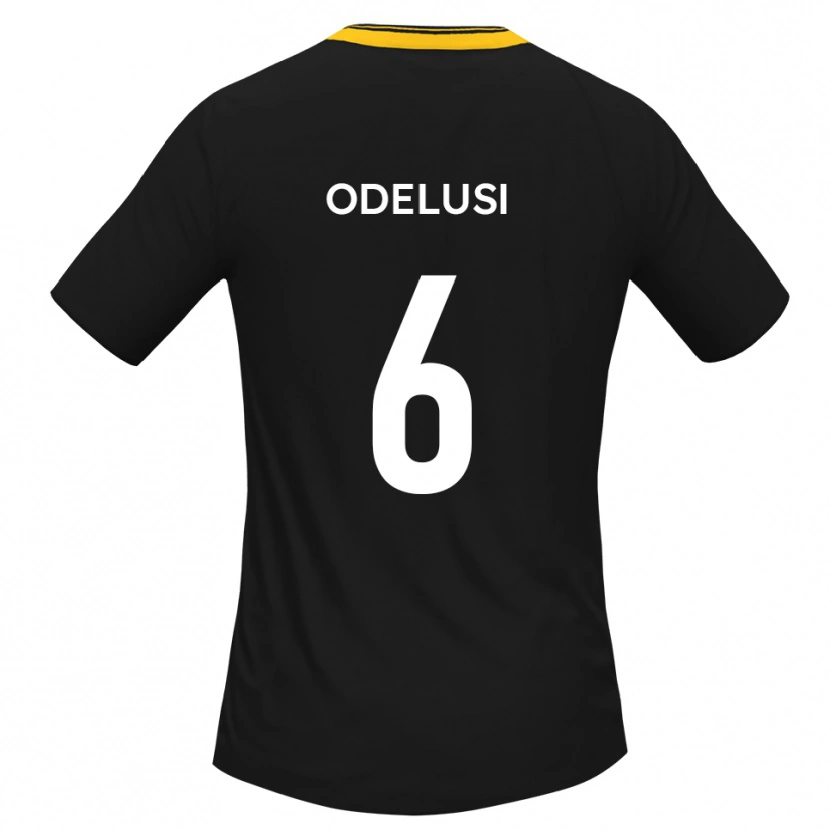 Danxen Damen Siju Odelusi #6 Schwarz Gelb Auswärtstrikot Trikot 2025/26 T-Shirt Österreich
