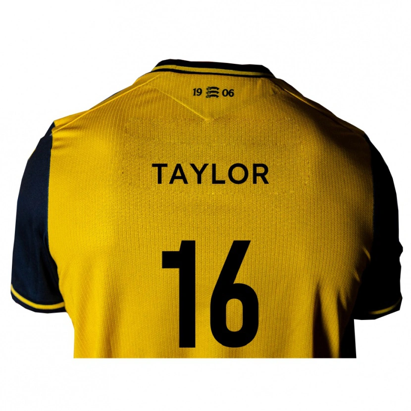 Danxen Damen Harry Taylor #16 Gelb Schwarz Auswärtstrikot Trikot 2025/26 T-Shirt Österreich