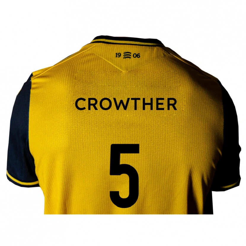 Danxen Damen Adam Crowther #5 Gelb Schwarz Auswärtstrikot Trikot 2025/26 T-Shirt Österreich