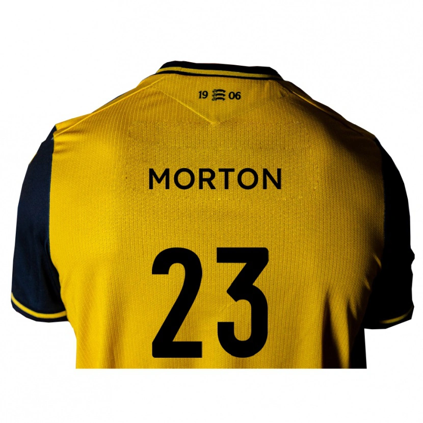 Danxen Damen James Morton #23 Gelb Schwarz Auswärtstrikot Trikot 2025/26 T-Shirt Österreich