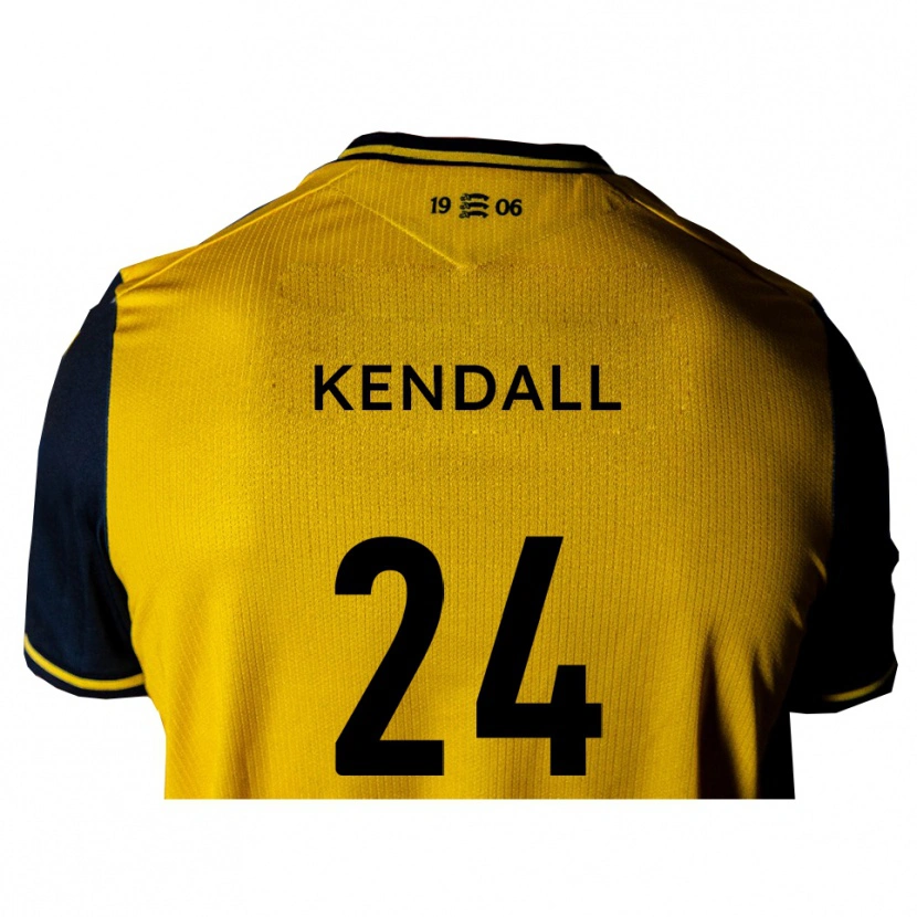Danxen Damen Charley Kendall #24 Gelb Schwarz Auswärtstrikot Trikot 2025/26 T-Shirt Österreich