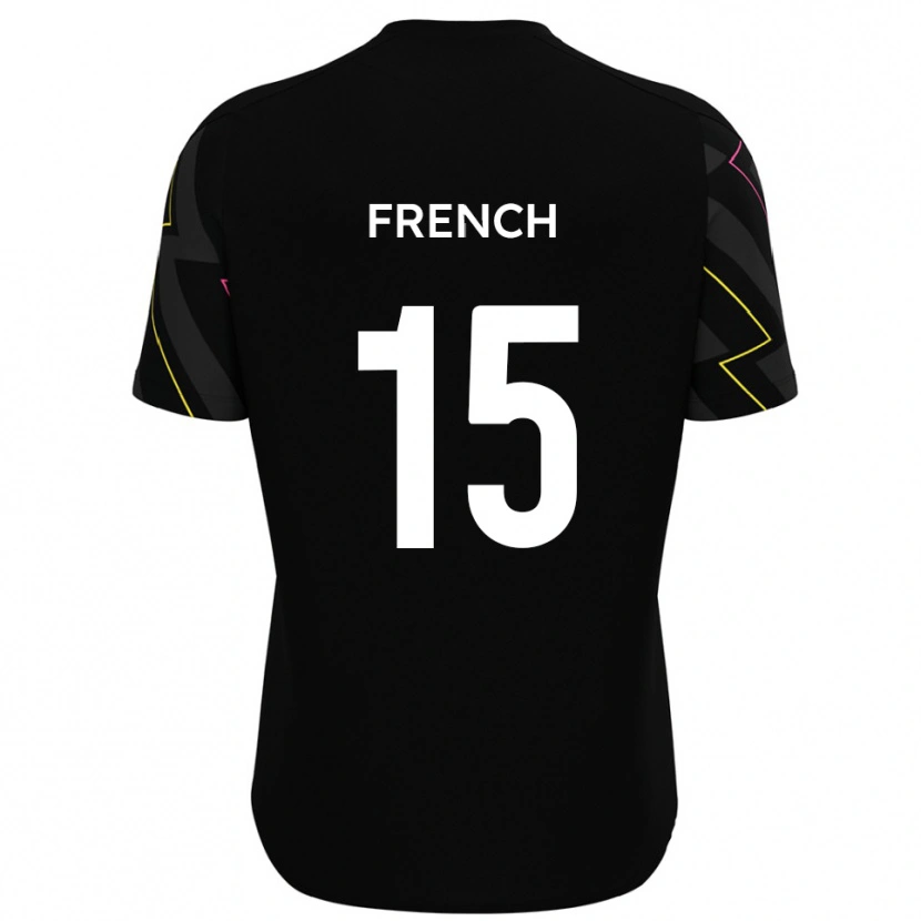 Danxen Damen Tyler French #15 Schwarz Grau Auswärtstrikot Trikot 2025/26 T-Shirt Österreich