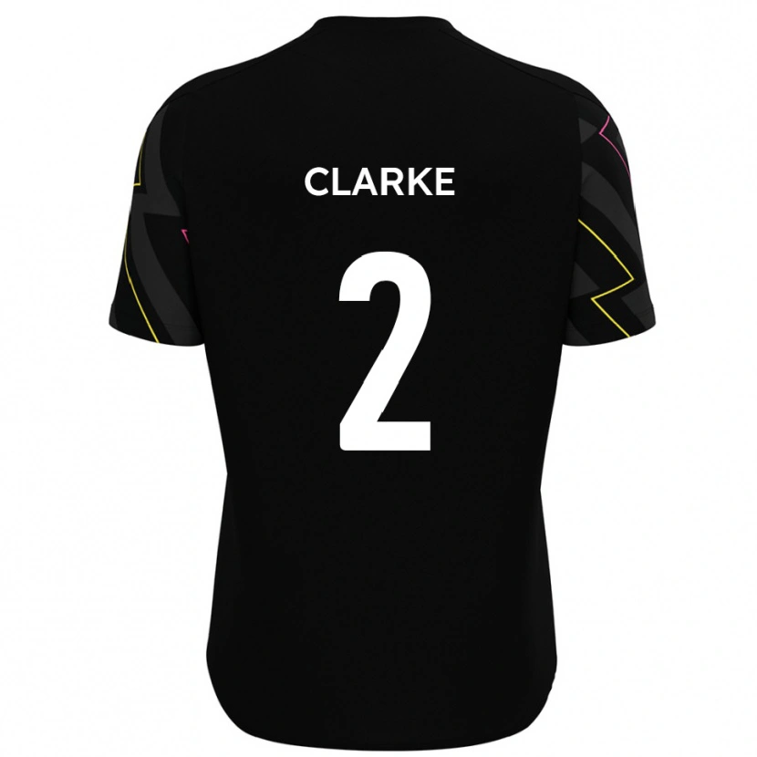 Danxen Damen James Clarke #2 Schwarz Grau Auswärtstrikot Trikot 2025/26 T-Shirt Österreich
