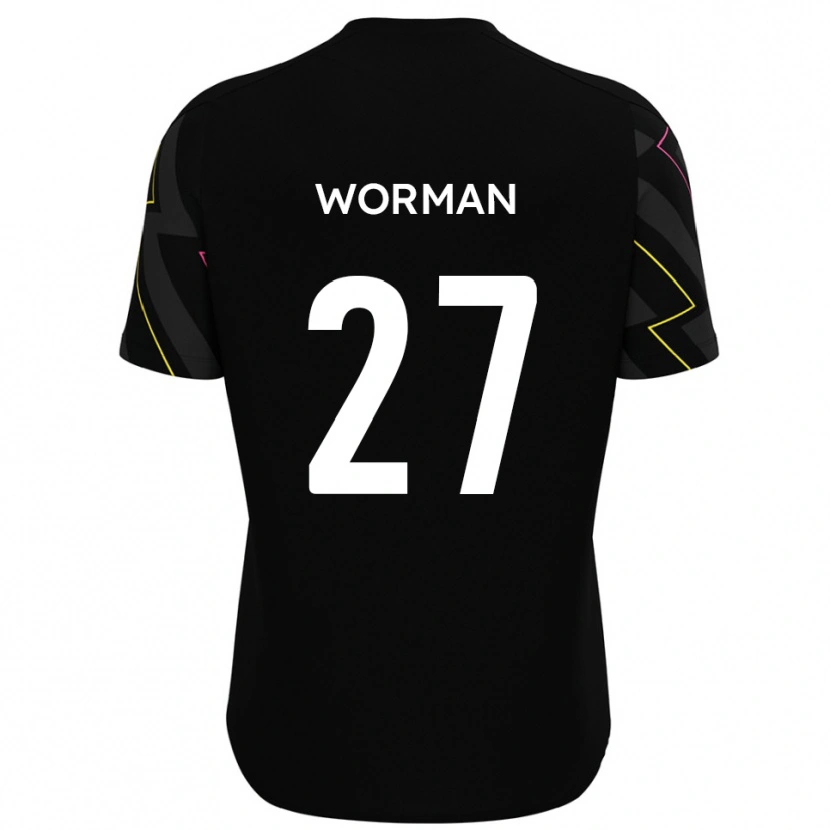 Danxen Damen Ben Worman #27 Schwarz Grau Auswärtstrikot Trikot 2025/26 T-Shirt Österreich