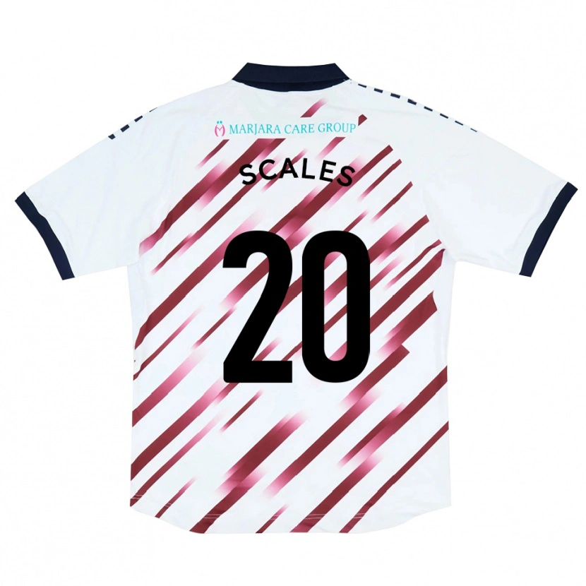 Danxen Damen Kian Scales #20 Weiß Rot Auswärtstrikot Trikot 2025/26 T-Shirt Österreich