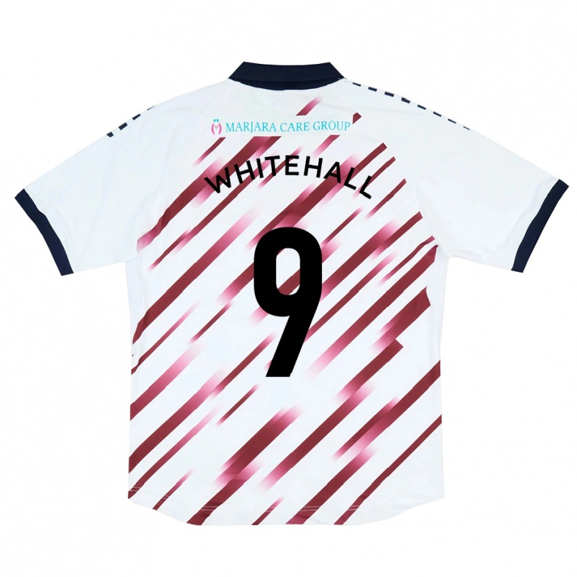Danxen Damen Danny Whitehall #9 Weiß Rot Auswärtstrikot Trikot 2025/26 T-Shirt Österreich
