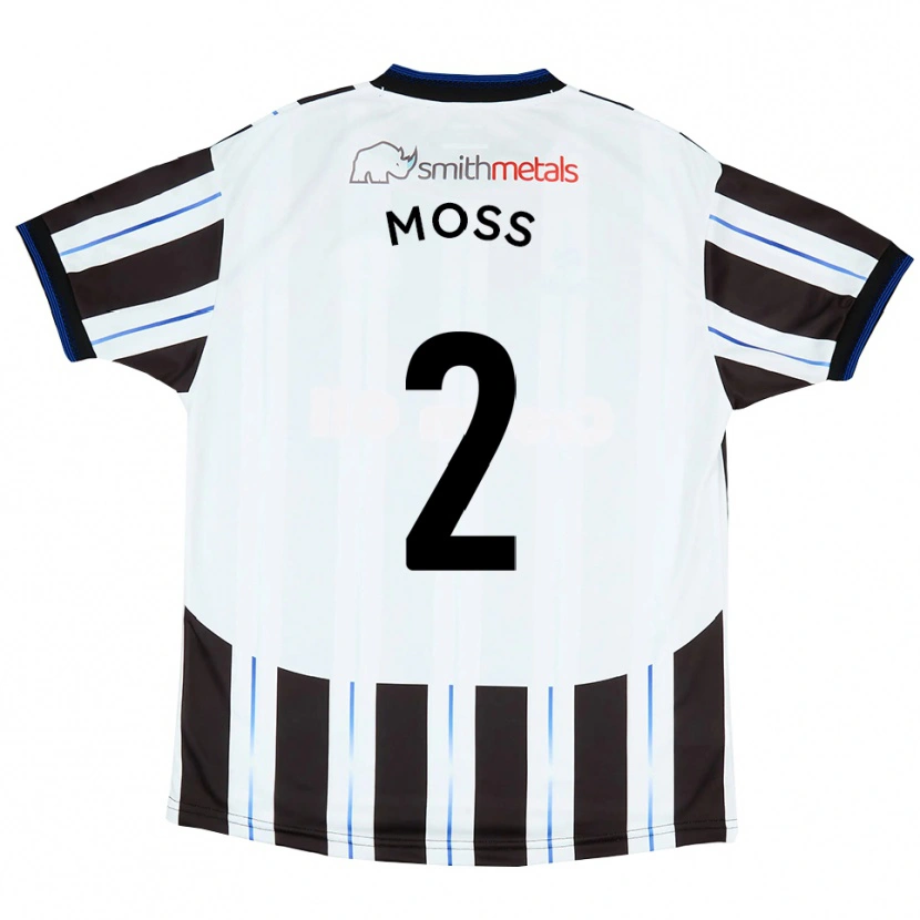 Danxen Damen Dan Moss #2 Weiß Schwarz Auswärtstrikot Trikot 2025/26 T-Shirt Österreich