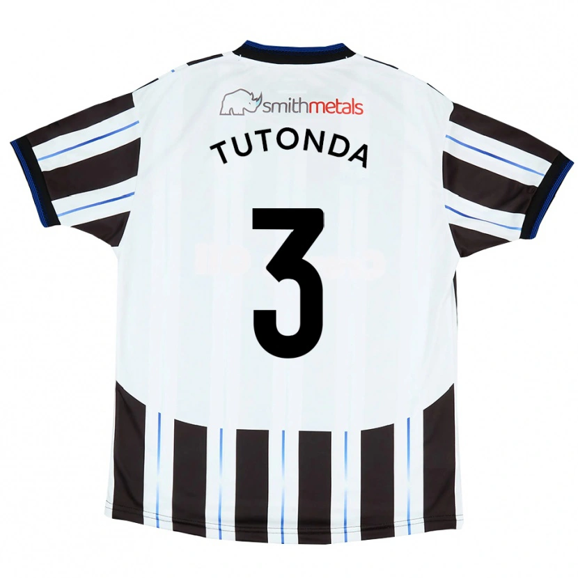 Danxen Damen David Tutonda #3 Weiß Schwarz Auswärtstrikot Trikot 2025/26 T-Shirt Österreich