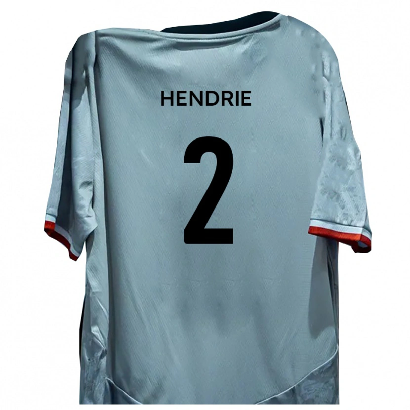 Danxen Damen Luke Hendrie #2 Weiß Schwarz Auswärtstrikot Trikot 2025/26 T-Shirt Österreich