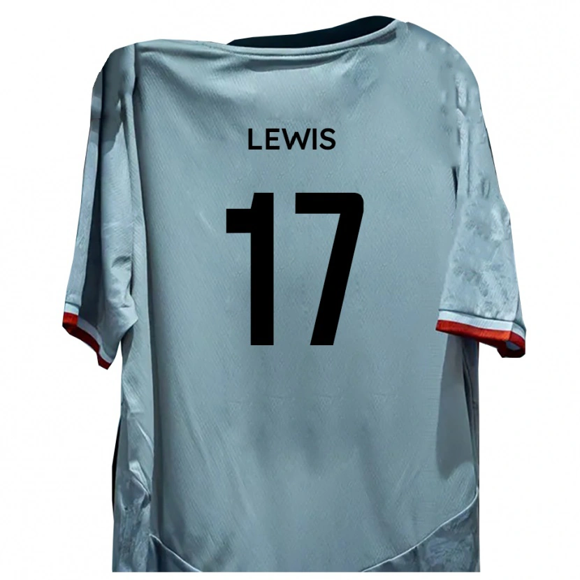 Danxen Damen Paul Lewis #17 Weiß Schwarz Auswärtstrikot Trikot 2025/26 T-Shirt Österreich