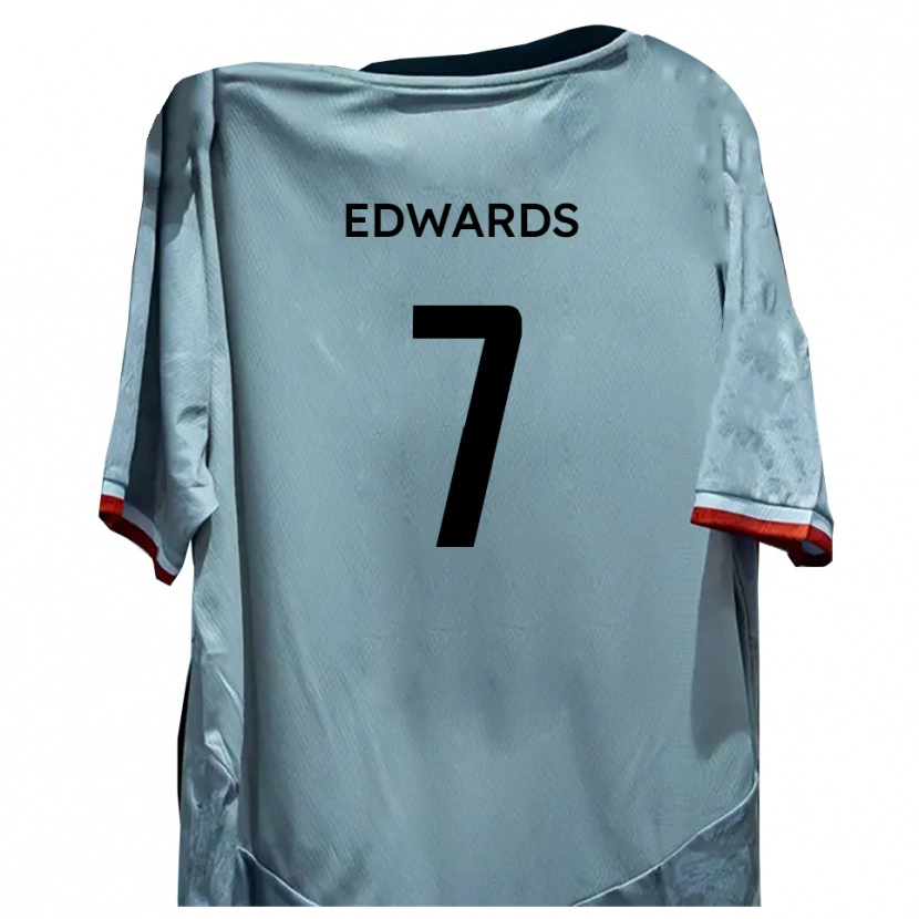 Danxen Damen Gwion Edwards #7 Weiß Schwarz Auswärtstrikot Trikot 2025/26 T-Shirt Österreich