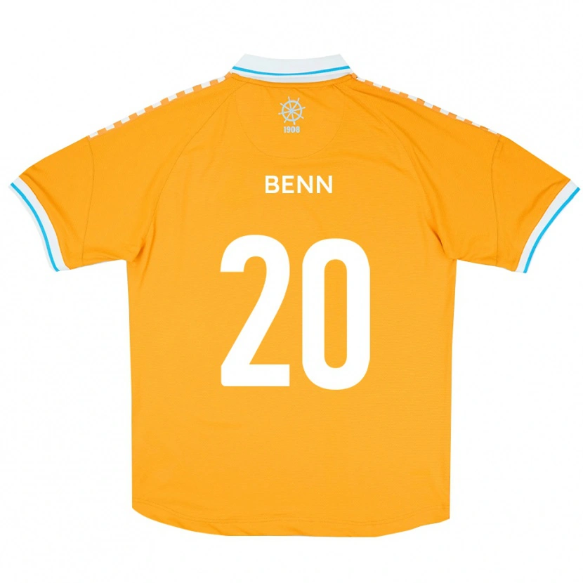 Danxen Damen Jay Benn #20 Gelb Blau Auswärtstrikot Trikot 2025/26 T-Shirt Österreich