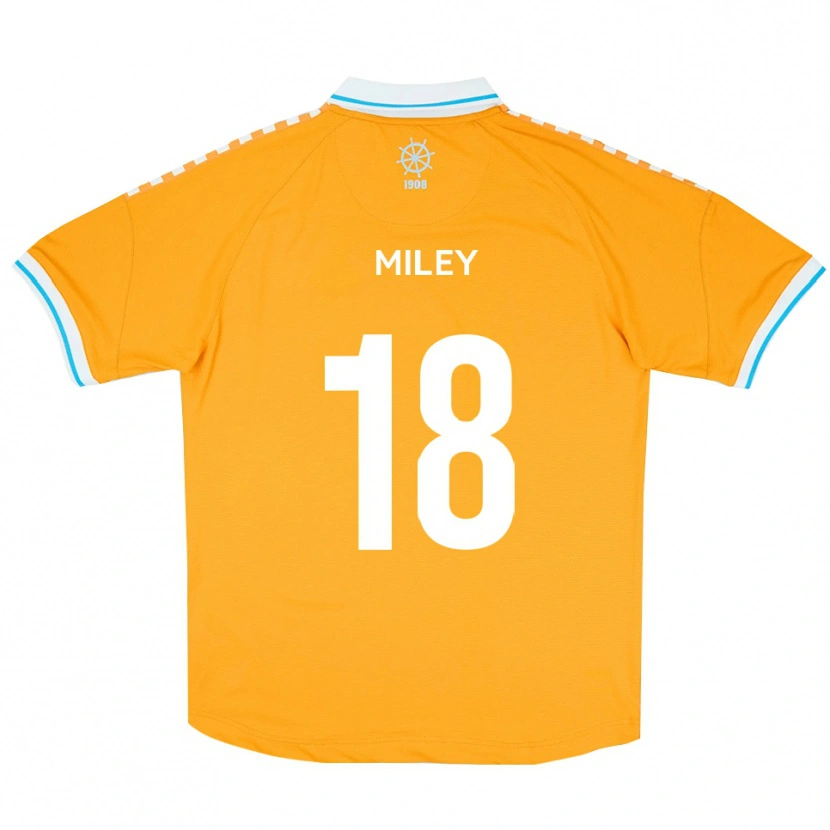 Danxen Damen Jamie Miley #18 Gelb Blau Auswärtstrikot Trikot 2025/26 T-Shirt Österreich