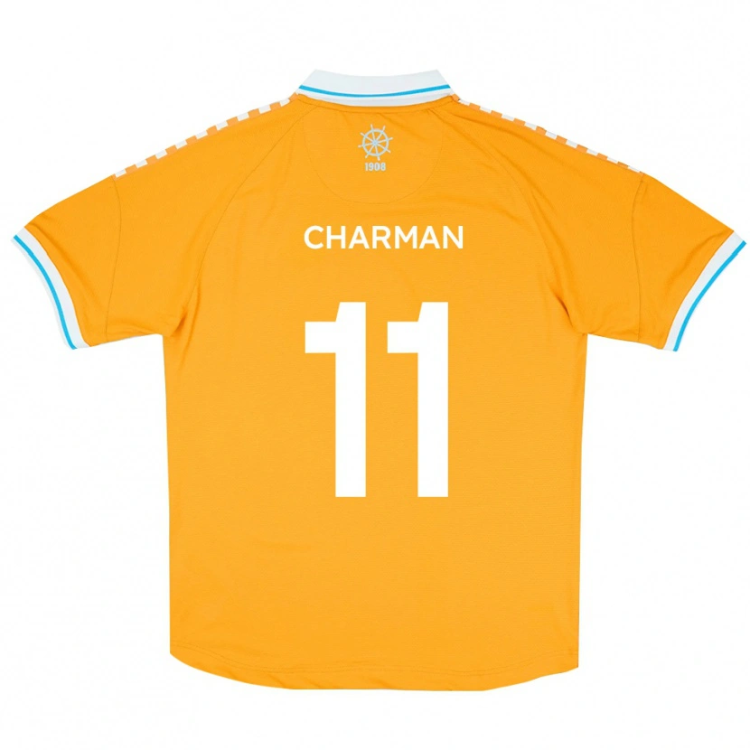 Danxen Damen Luke Charman #11 Gelb Blau Auswärtstrikot Trikot 2025/26 T-Shirt Österreich