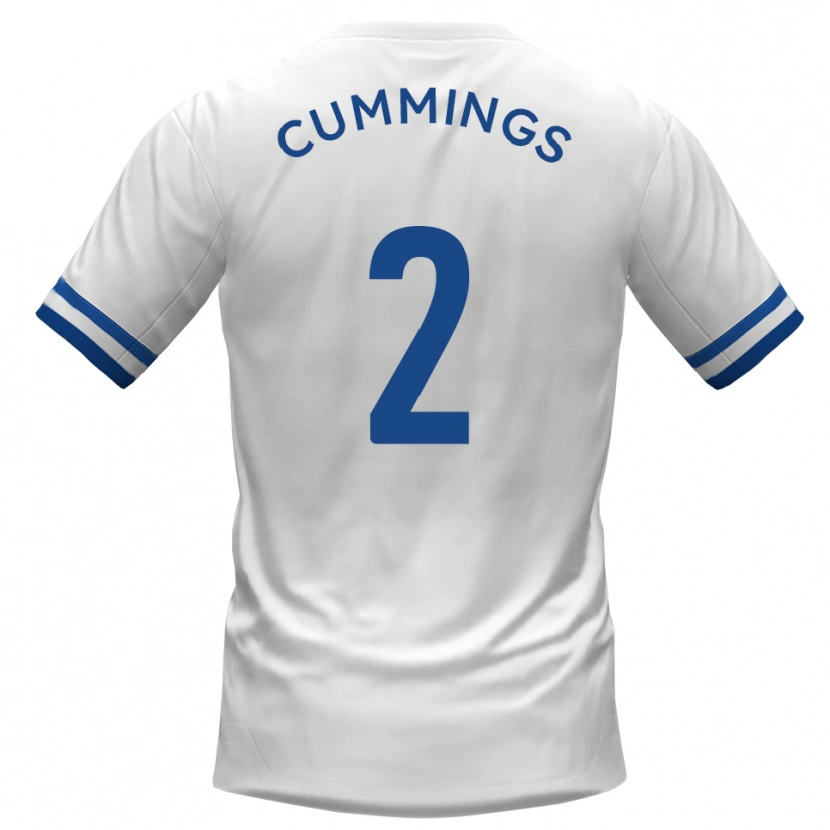 Danxen Damen Jo Cummings #2 Weiß Blau Auswärtstrikot Trikot 2025/26 T-Shirt Österreich