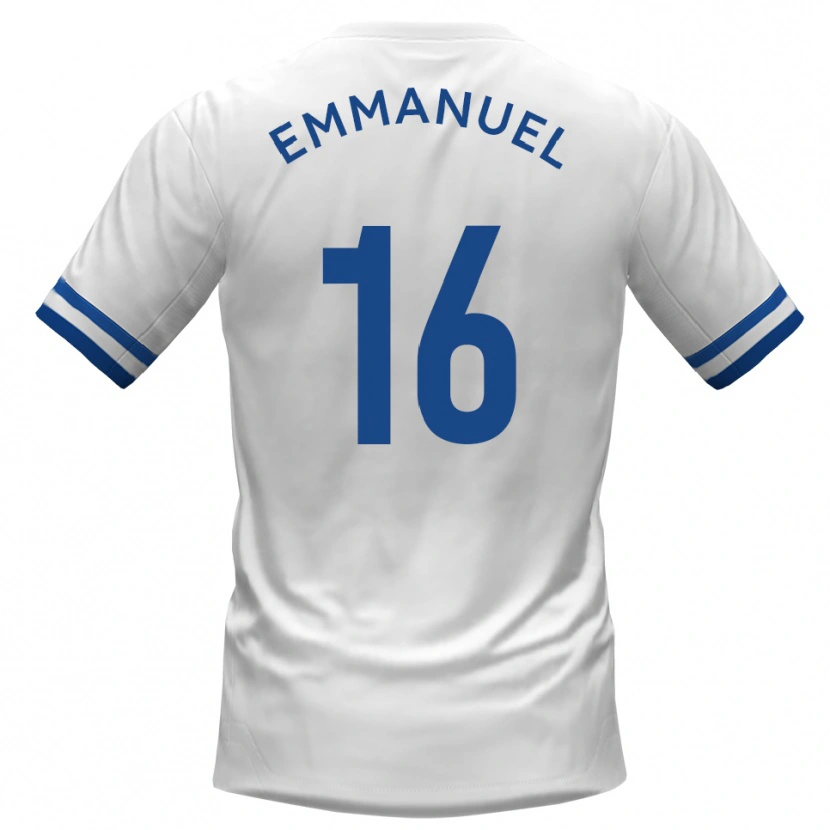 Danxen Damen Josh Emmanuel #16 Weiß Blau Auswärtstrikot Trikot 2025/26 T-Shirt Österreich