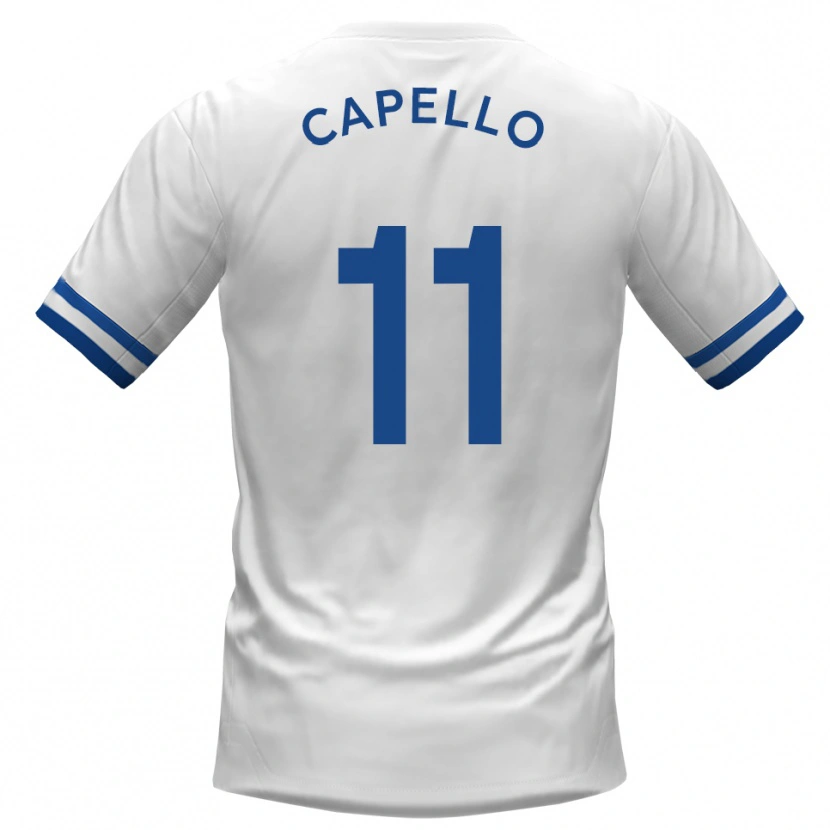 Danxen Damen Angelo Capello #11 Weiß Blau Auswärtstrikot Trikot 2025/26 T-Shirt Österreich