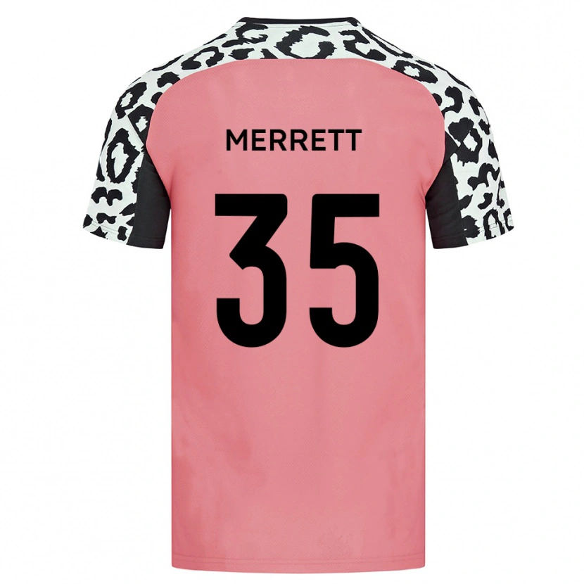 Danxen Damen William Merrett #35 Pink Schwarz Auswärtstrikot Trikot 2025/26 T-Shirt Österreich