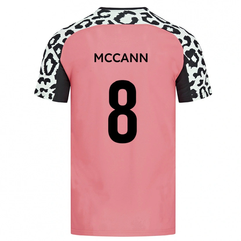Danxen Damen Charlie Mccann #8 Pink Schwarz Auswärtstrikot Trikot 2025/26 T-Shirt Österreich