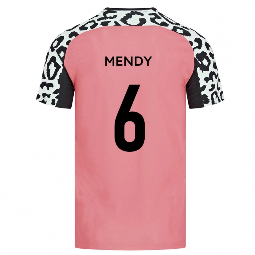 Danxen Damen Laurent Mendy #6 Pink Schwarz Auswärtstrikot Trikot 2025/26 T-Shirt Österreich