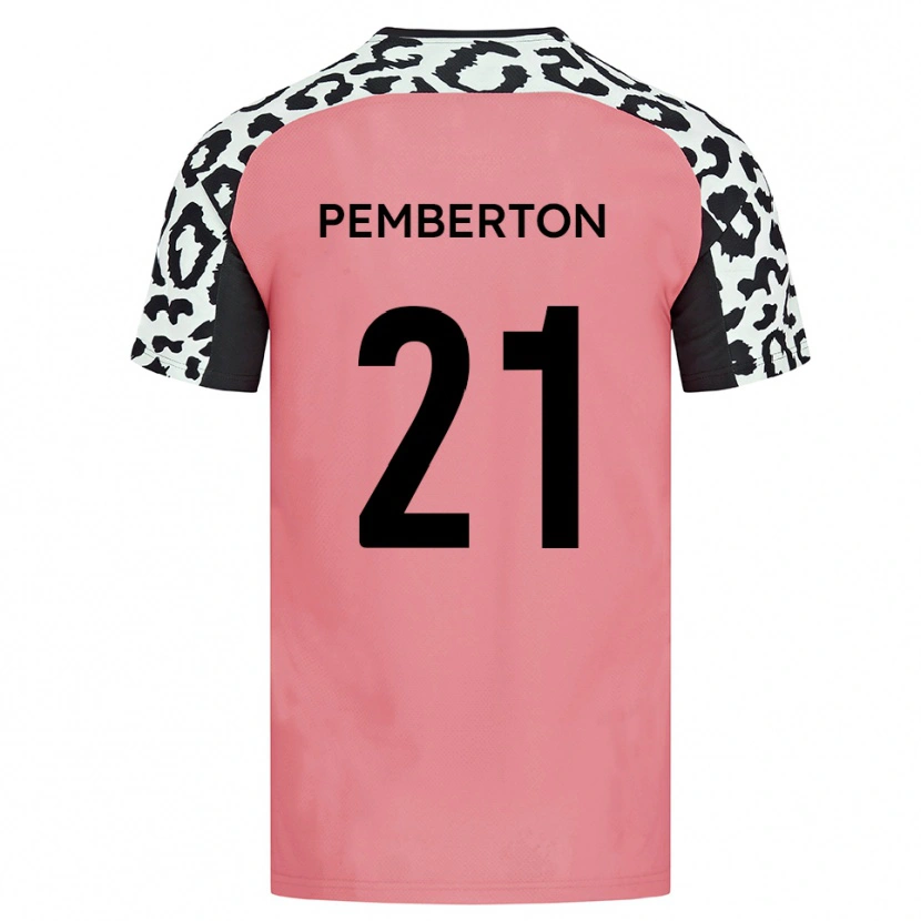 Danxen Damen Tre Pemberton #21 Pink Schwarz Auswärtstrikot Trikot 2025/26 T-Shirt Österreich
