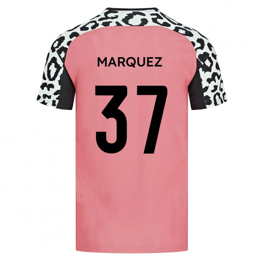 Danxen Damen Jose Marquez #37 Pink Schwarz Auswärtstrikot Trikot 2025/26 T-Shirt Österreich
