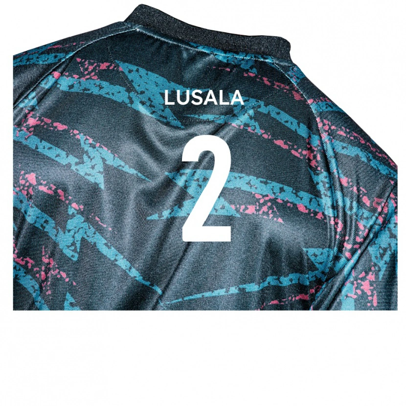 Danxen Damen Dermi Lusala #2 Schwarz Marine Auswärtstrikot Trikot 2025/26 T-Shirt Österreich