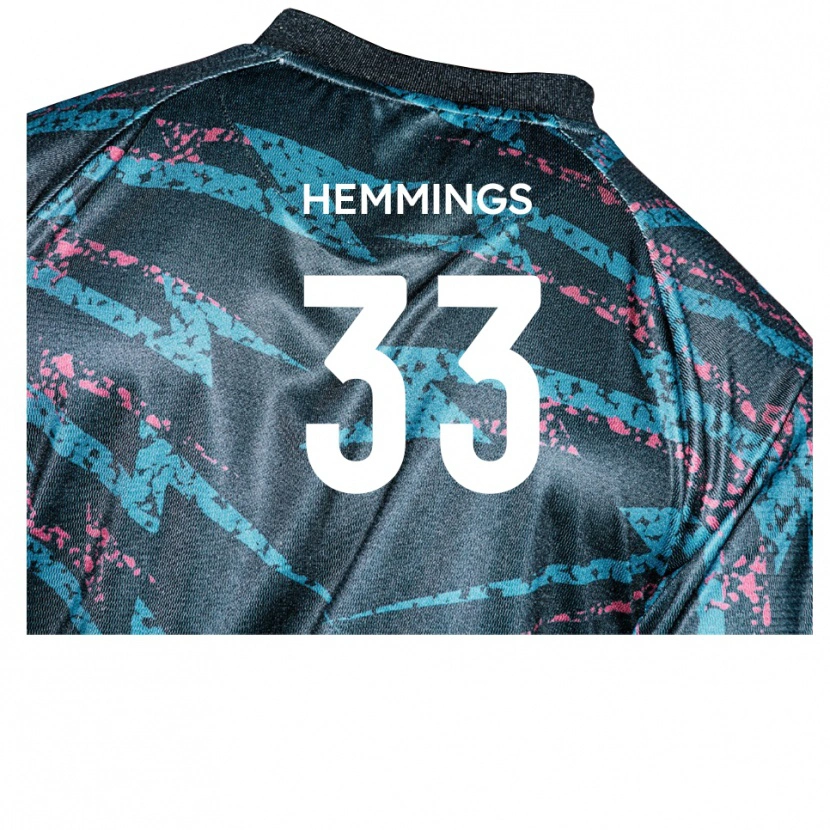 Danxen Damen Ashley Hemmings #33 Schwarz Marine Auswärtstrikot Trikot 2025/26 T-Shirt Österreich