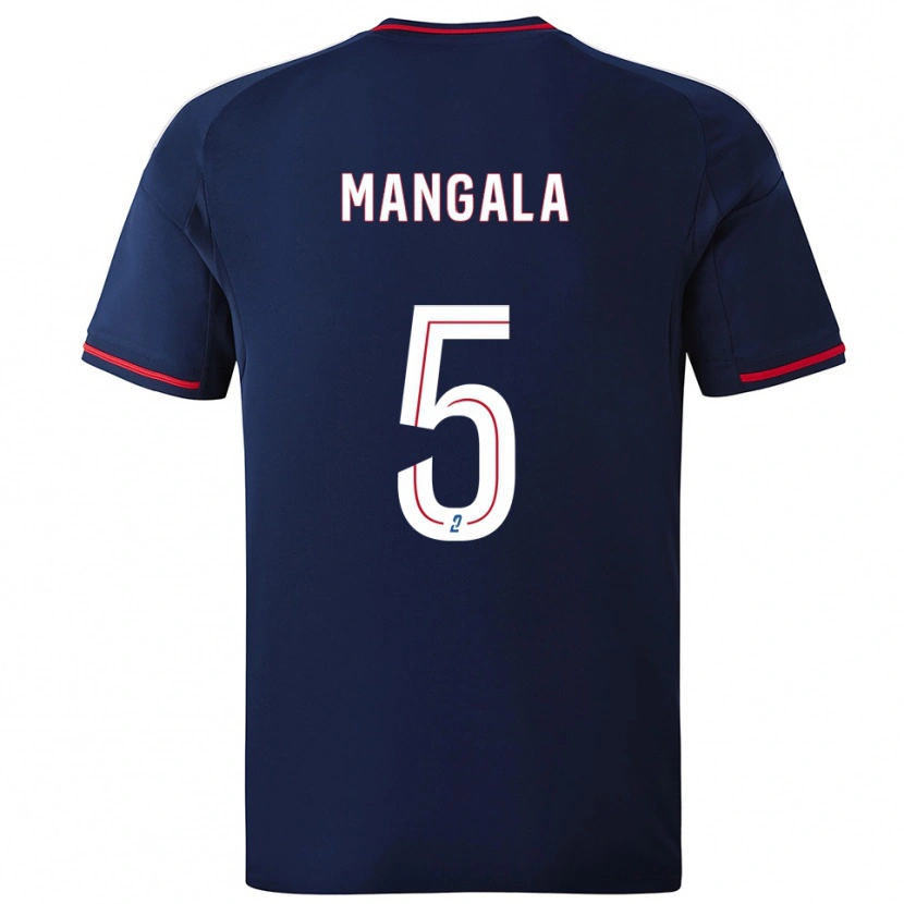 Danxen Damen Orel Mangala #5 Marine Rot Auswärtstrikot Trikot 2025/26 T-Shirt Österreich