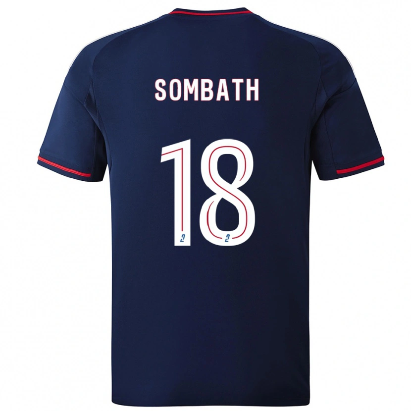 Danxen Damen Alice Sombath #18 Marine Rot Auswärtstrikot Trikot 2025/26 T-Shirt Österreich