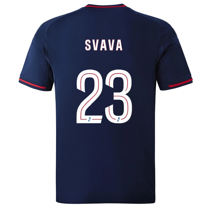 Danxen Damen Sofie Svava #23 Marine Rot Auswärtstrikot Trikot 2025/26 T-Shirt Österreich