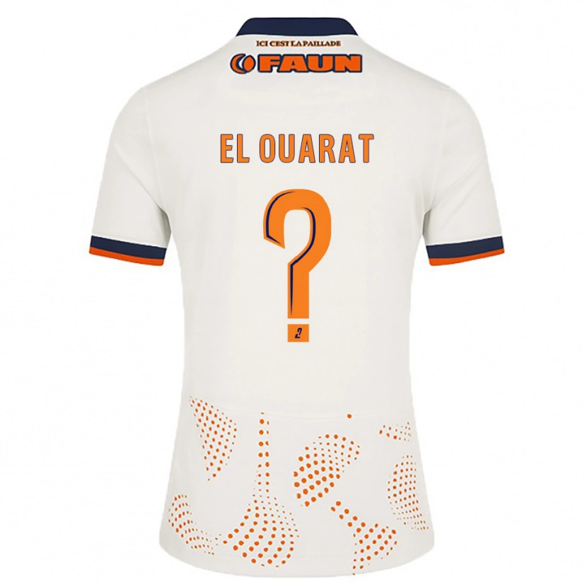 Danxen Damen Adam El Ouarat #0 Weiß Orange Auswärtstrikot Trikot 2025/26 T-Shirt Österreich