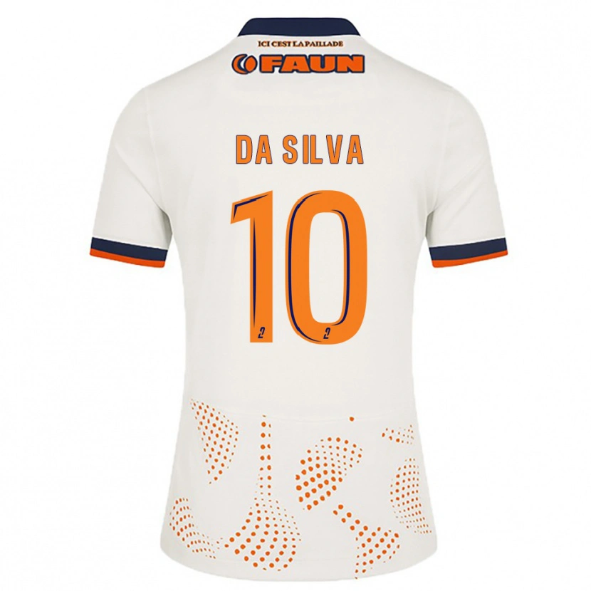 Danxen Damen Lucas Da Silva #10 Weiß Orange Auswärtstrikot Trikot 2025/26 T-Shirt Österreich