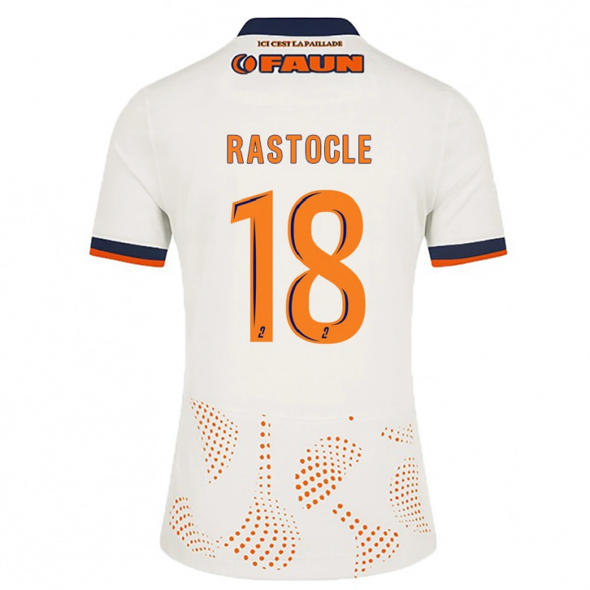Danxen Damen Jade Rastocle #18 Weiß Orange Auswärtstrikot Trikot 2025/26 T-Shirt Österreich