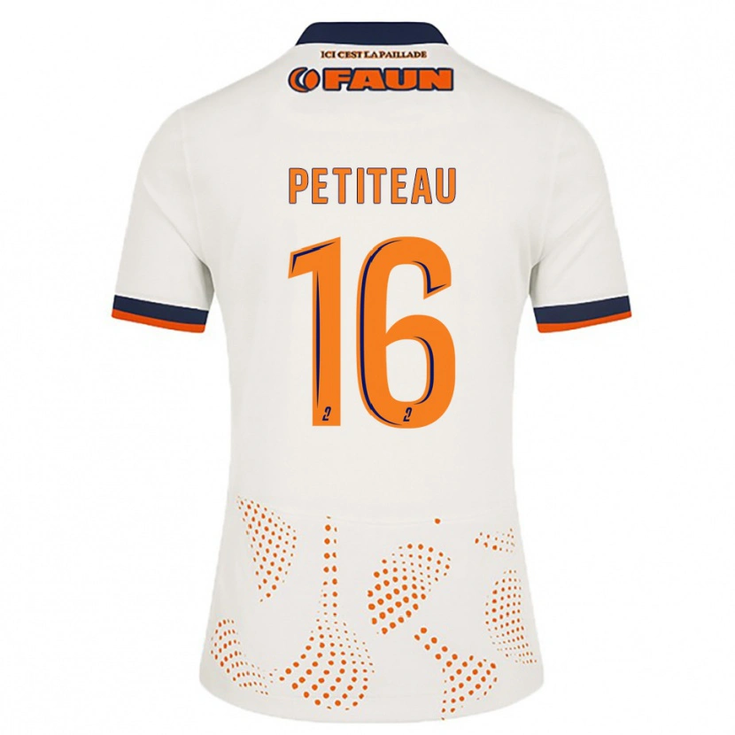 Danxen Damen Marie Petiteau #16 Weiß Orange Auswärtstrikot Trikot 2025/26 T-Shirt Österreich