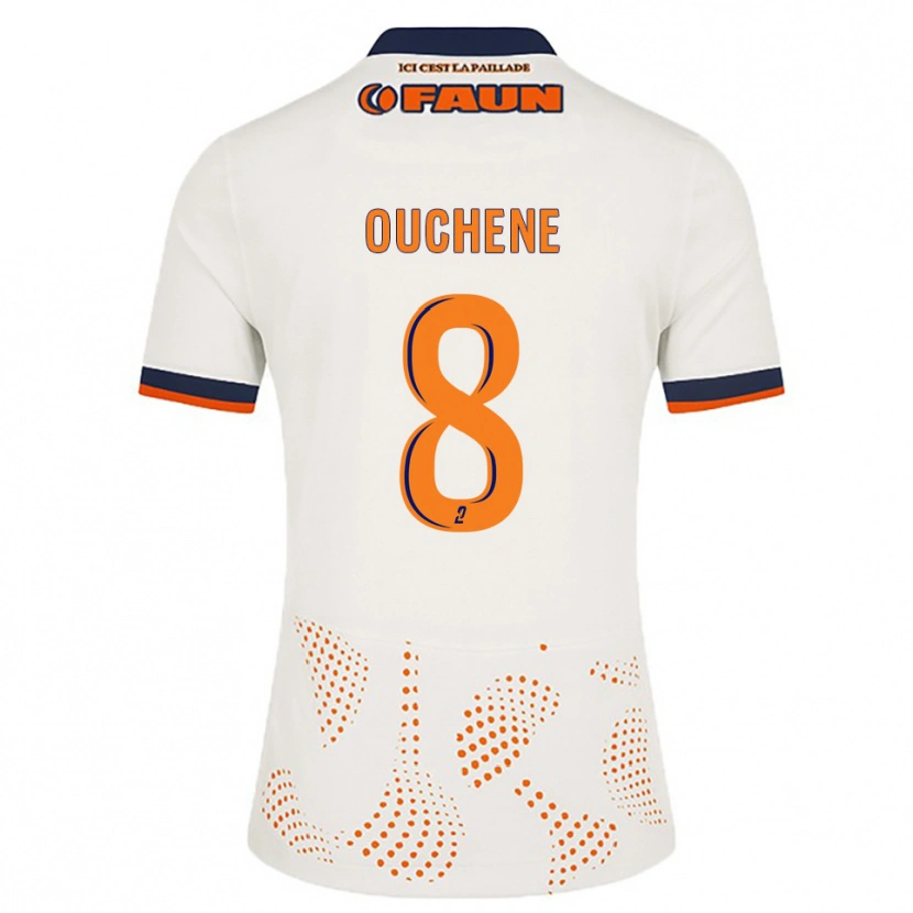 Danxen Damen Sonia Ouchene #8 Weiß Orange Auswärtstrikot Trikot 2025/26 T-Shirt Österreich