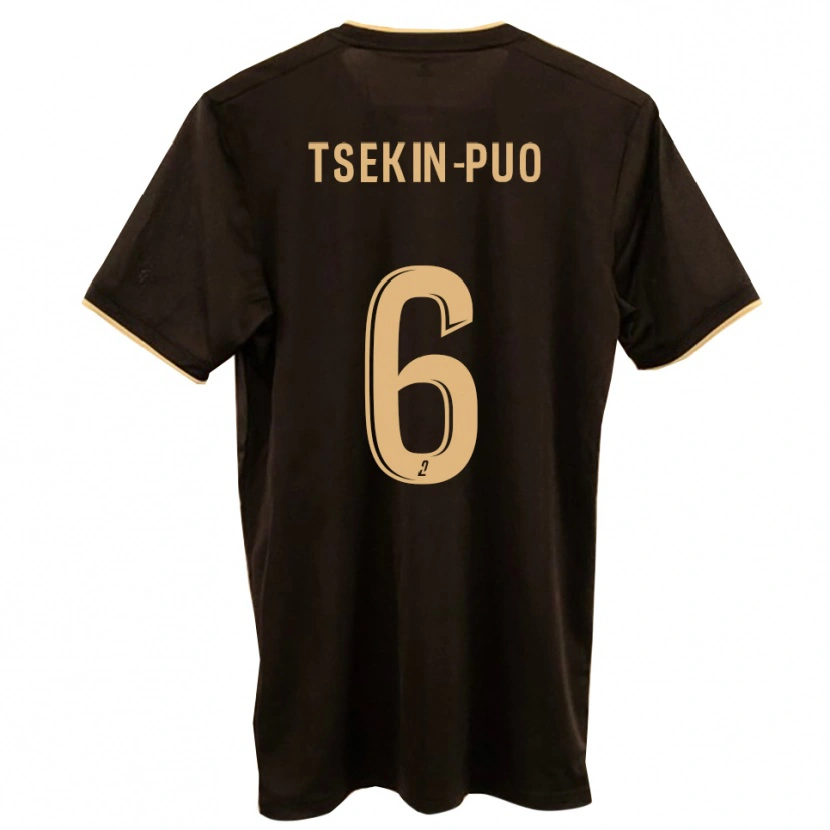Danxen Damen Lenny Tsekin-Puo #6 Blau Rot Auswärtstrikot Trikot 2025/26 T-Shirt Österreich