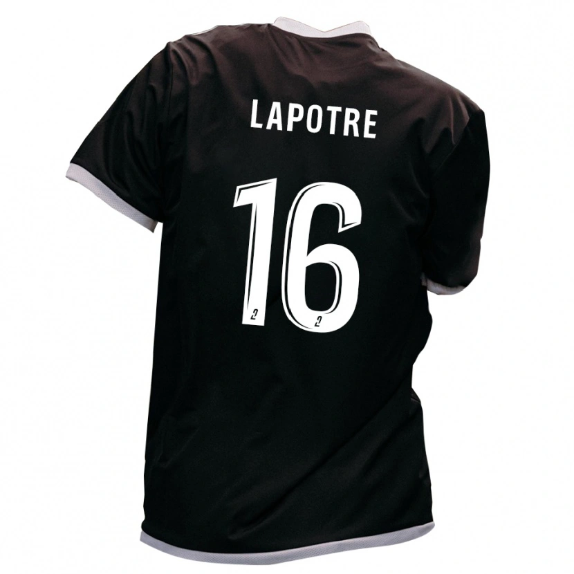 Danxen Damen Gabriel Lapôtre #16 Schwarz Gold Auswärtstrikot Trikot 2025/26 T-Shirt Österreich