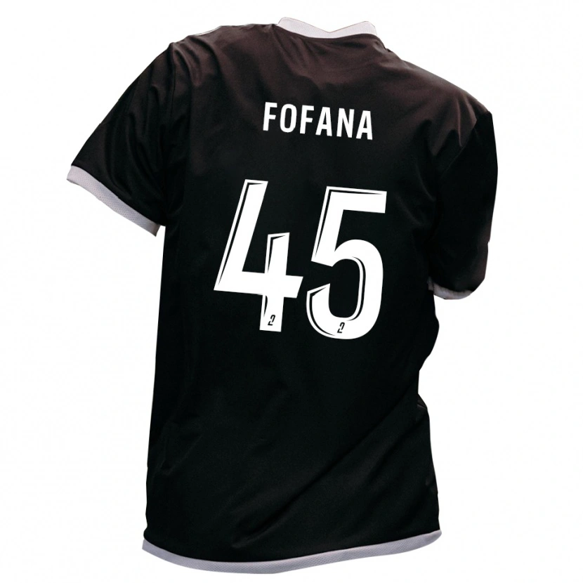 Danxen Damen Ibrahim Fofana #45 Schwarz Gold Auswärtstrikot Trikot 2025/26 T-Shirt Österreich