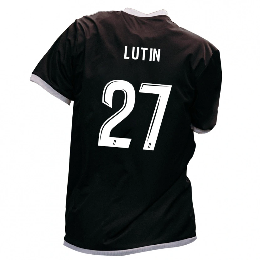 Danxen Damen Rayan Lutin #27 Schwarz Gold Auswärtstrikot Trikot 2025/26 T-Shirt Österreich