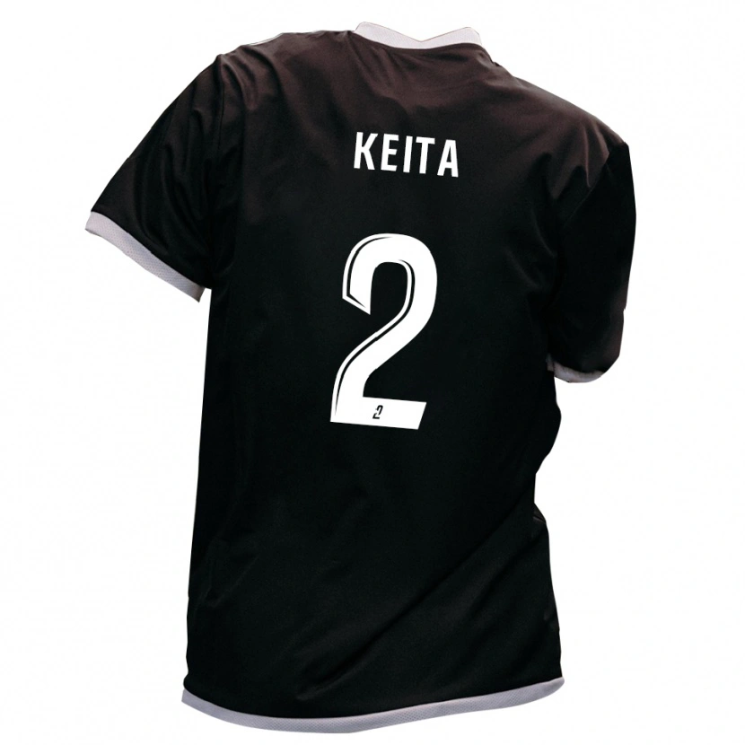 Danxen Damen Waly Keita #2 Schwarz Gold Auswärtstrikot Trikot 2025/26 T-Shirt Österreich