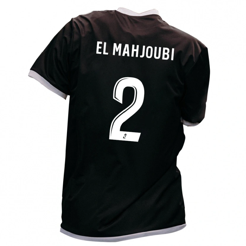 Danxen Damen Djibril El Mahjoubi #2 Schwarz Gold Auswärtstrikot Trikot 2025/26 T-Shirt Österreich