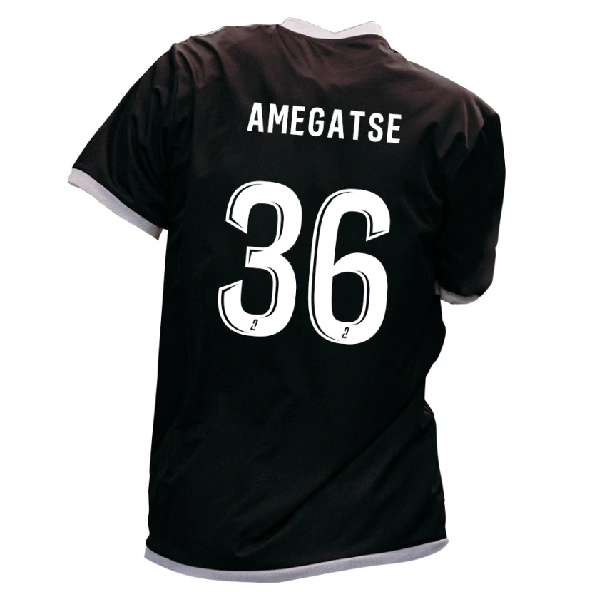 Danxen Damen Foly Amegatse #36 Schwarz Gold Auswärtstrikot Trikot 2025/26 T-Shirt Österreich