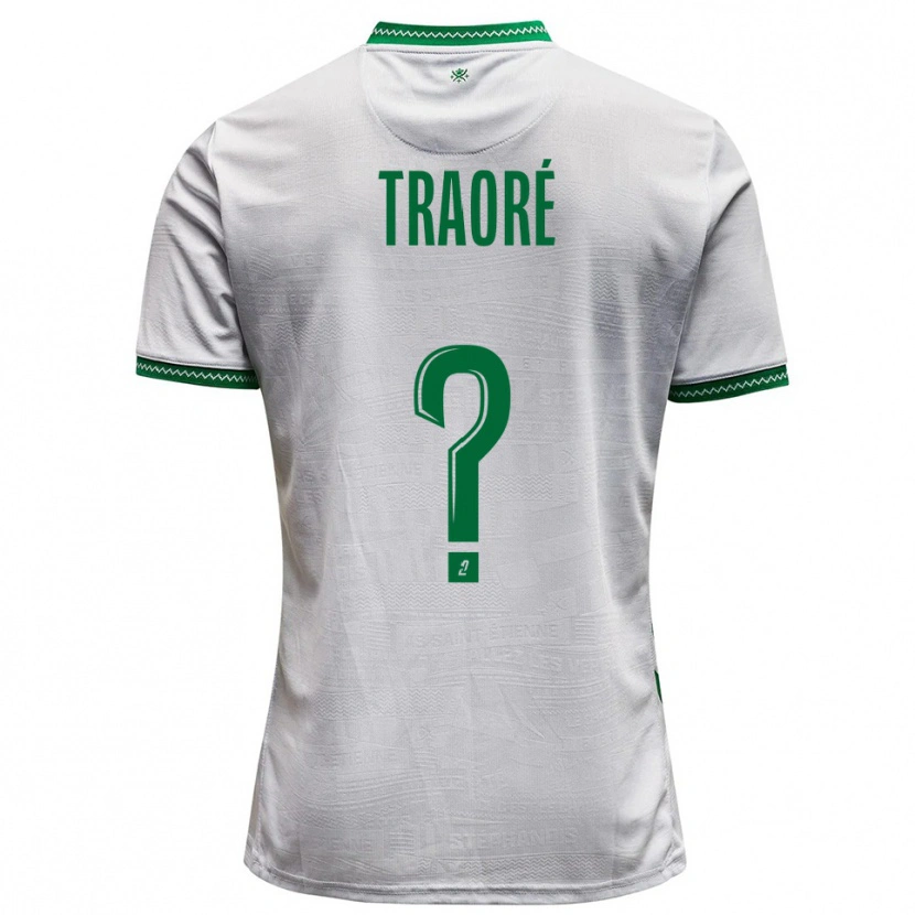 Danxen Damen Aboubakar Traoré #0 Weiß Grün Auswärtstrikot Trikot 2025/26 T-Shirt Österreich