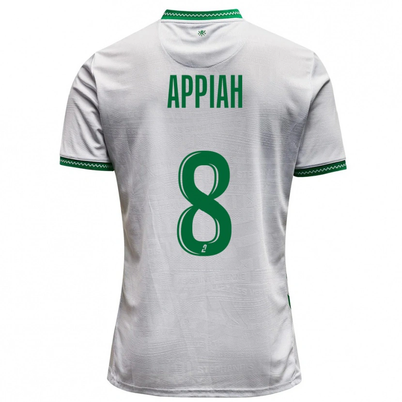 Danxen Damen Dennis Appiah #8 Weiß Grün Auswärtstrikot Trikot 2025/26 T-Shirt Österreich